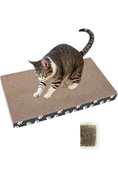 TRADE BAY Cat Scratching Board (Size L44cm, W23.5cm, H3cm)