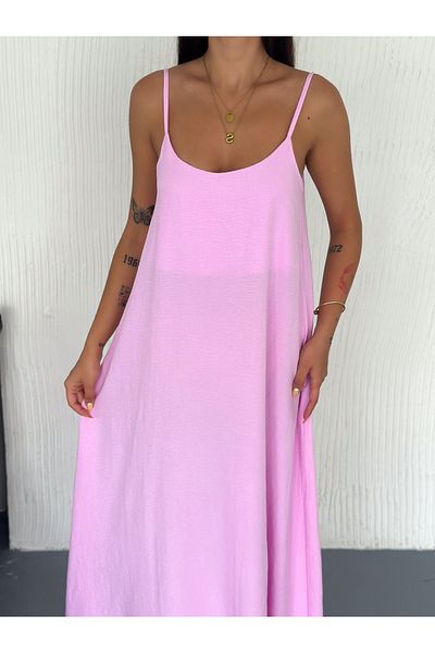 02Lady Fashion Rochie casual căptușită Aerobin cu bretele ajustabile din bumbac