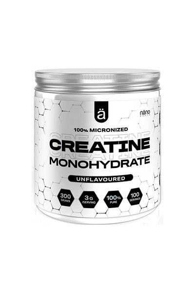 Nano Supps NanoSupps 100% Micronized Creatine Monohydrate (300g) Unflavoured - Creatine