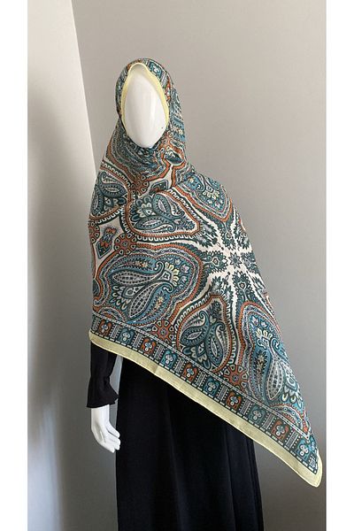 feronis Retro Design Cotton Scarf