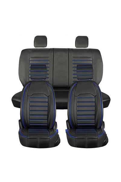 Startcar Renault R12 Gts Leather Auto Seat Cover Front Rear Set Dressing Model Black Blue Original Model