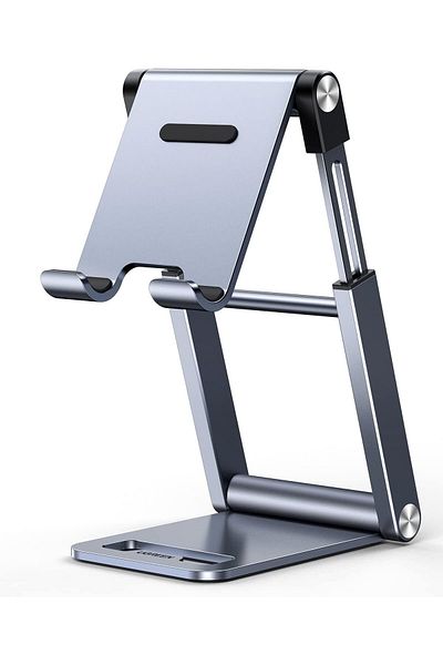 Ugreen Phone Stand Foldable Metal iPhone Holder for Desk Adjustable Mobile Stand