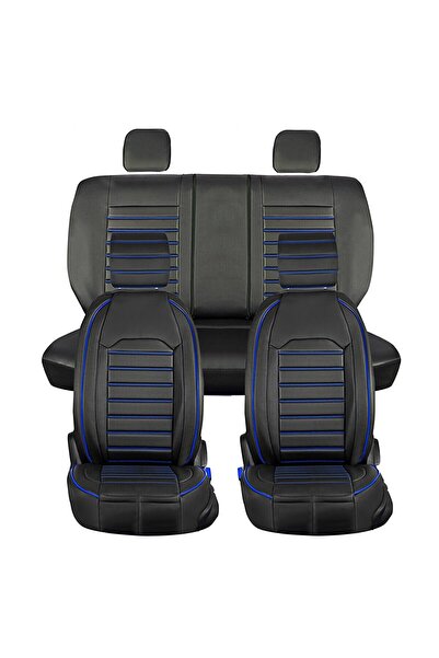 Startcar Tata Vista Leather Auto Seat Cover Front Rear Set Dressing Model Black Blue Original Model