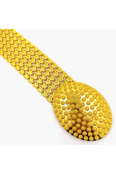 Güven Kemer Ali Usta Grape Model – Gold Plated Belt (Eyelet Buckle) Local, Wedding, Engagement, Henna, Evening Dress