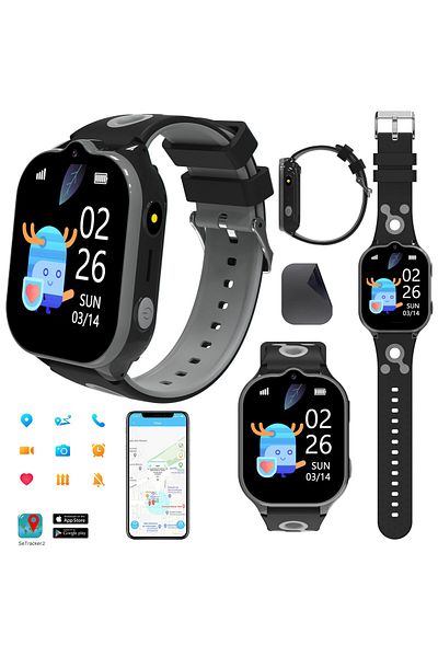LikeSmart Ceas SmartWatch 4G GPS Copii KinderCare 52, Monitorizare GPS, WIFI, 2", Camera HD, Apel Vi