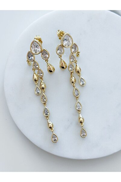 CHARMLUCKY ÖZEL SERİ TAŞLI SALLANTILI KÜPE