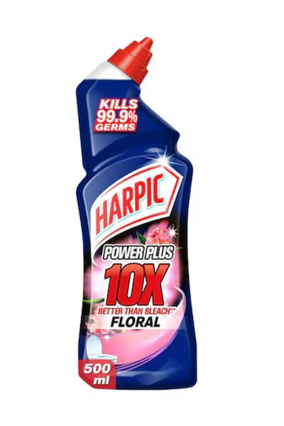 Harpic Power Plus Toilet Cleaner, Floral Scent, 500ml