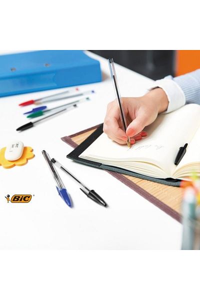 Bic Set of 4 Crystal Ballpen Pens with Blue Ink