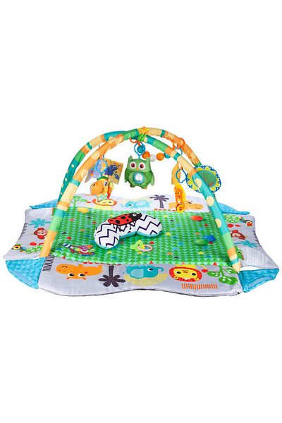 OEM Centru de Joaca si Salteluta de activiati 3 in 1, PROTECTIE LATERALA, Jucarii detasabile, 3 Etape de