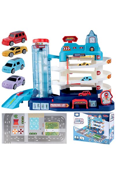 LikeSmart ISP "LikeSmart Mini City Parking Lot" Παιδικό Πάρκινγκ, Φώτα και Ήχ...