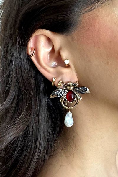 Angels And Wings Bee Model Stylish Design Earrings