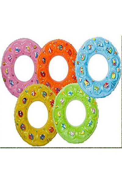 Other 1PSC Swimming Ring - Double Thickness Nylon Inflatable Float Tube for Pool 70cm