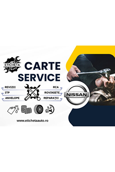 Eticheta Auto Carte service Nissan