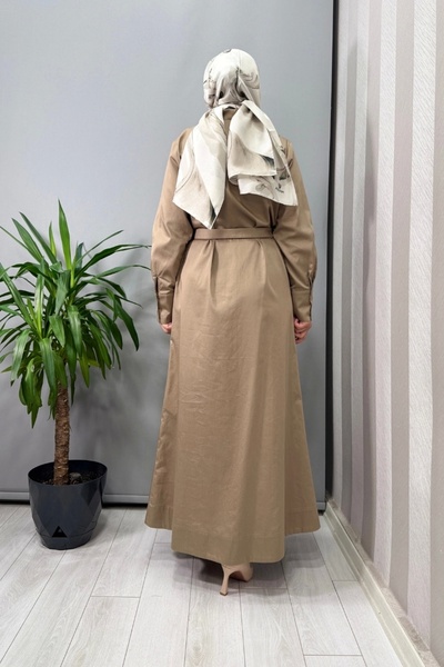 MISS DALIDA Gizli Patlı Kemerli Elbise Taş T25Y-4086