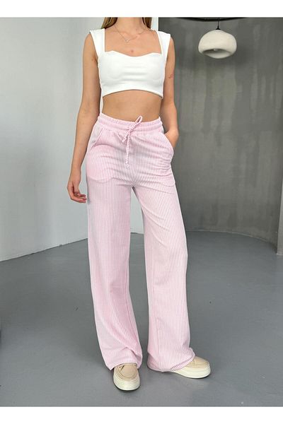 GiyimBu Waterway Striped Loose Trousers