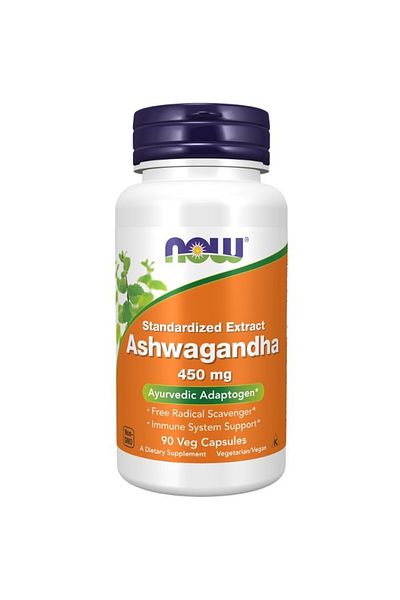 Now Foods Ashwagandha 450mg 90 Veg Capsules Ayurvedic Herb Now Foods