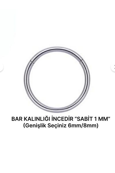 Nice For You مع مشبك، قضيب رفيع 1 مم، فولاذ جراحي، غير قابل للتلطيخ، حلقة ثقب مضادة للحساسية، Tragus