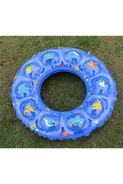 Other 1PSC Swimming Ring - Double Thickness Nylon Inflatable Float Tube for Pool 80cm