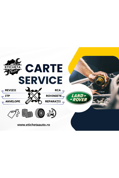Eticheta Auto Service auto Land Rover