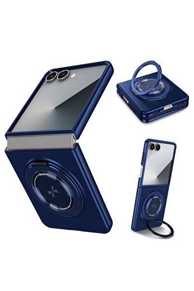 REDz Accessories Husă MagSafe cu inel rotativ pentru Samsung Z Flip7, încărca...