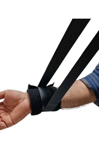 ALUSLİVE 2li Hasta El Ayak Bağlama Kemeri Hasta Bağlama Bilekliği (AL56)