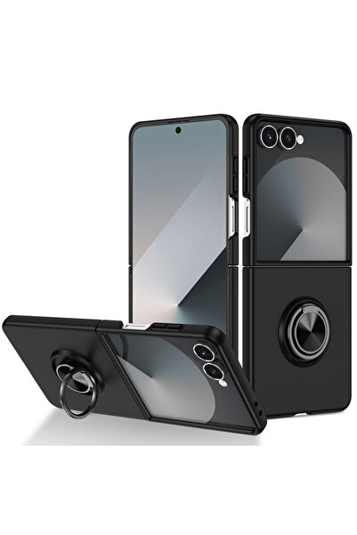 REDz Accessories Carcasă cu inel rotativ metalic pentru Samsung Z Flip7, prot...