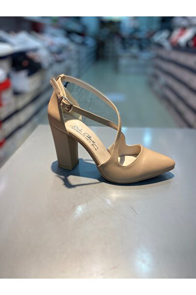 Alphus Tocuri cu curea de căpitan, cu toc gros, SİTELETTO