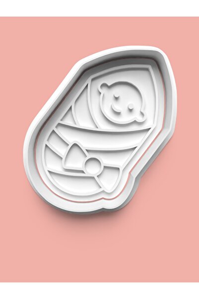 AKTASTORE قالب كوكيز للأطفال حديثي الولادة وقالب عجينة السكر