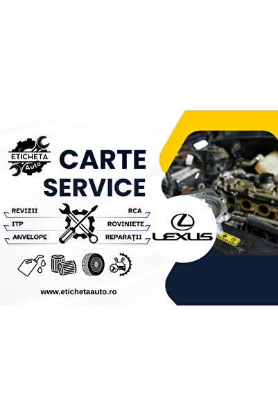 Eticheta Auto Carte service Lexus