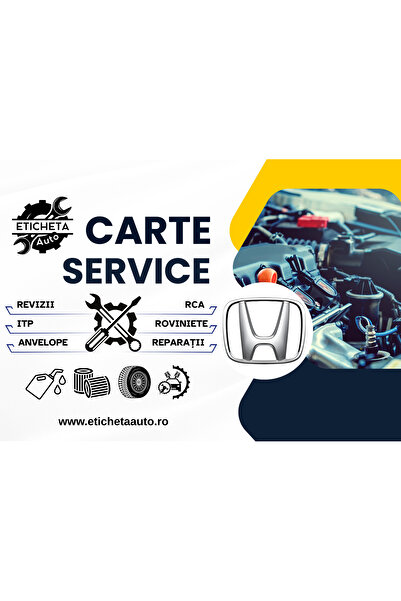 Eticheta Auto Carte service Honda