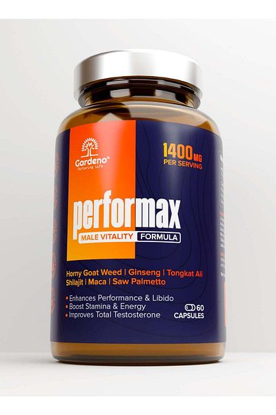 Gardeno Performax – 12-in-1 Herbal Blend | Extra Strength Men's Formula for Vitality & Natural Ene