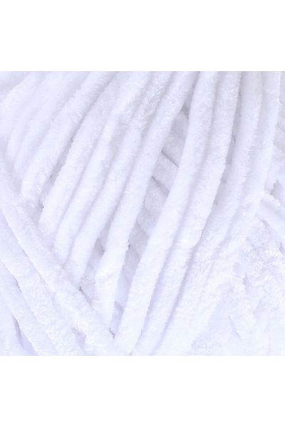 La Mia Yarn La Mia Mellow White Hand Knitting Lanyard - 901 - 34150