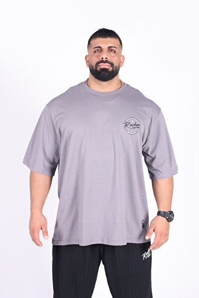 RUCHON NUTRITION Bigsize - Tshirt Bodybuilding Co. Erkek Geniş Kalıp Sporcu T...