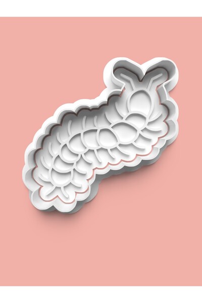 AKTASTORE قالب كوكيز اليرقة وقالب عجينة السكر