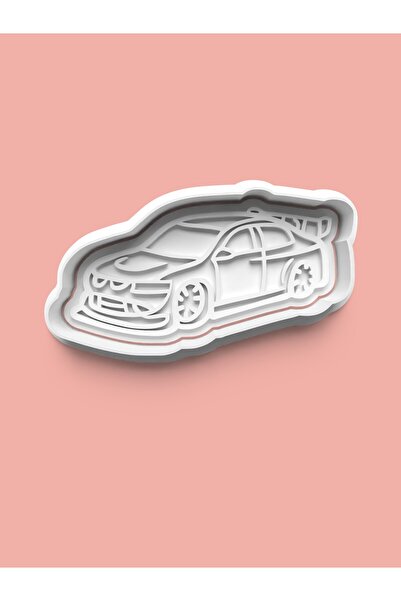 AKTASTORE قالب كوكيز سيارة السباق وقالب عجينة السكر 0420-2