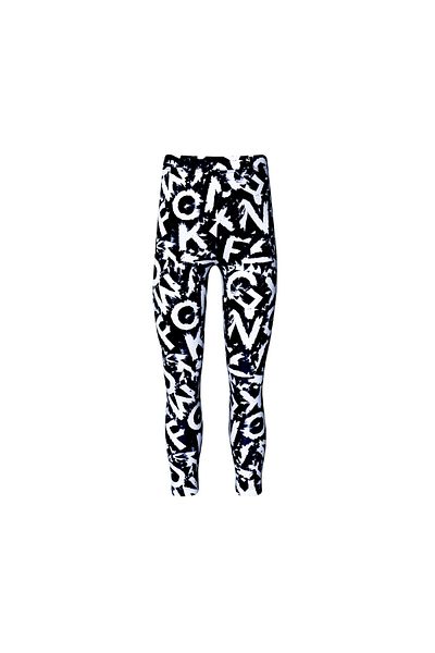 LOVETTI Girl's Alphabet Pattern Leggings