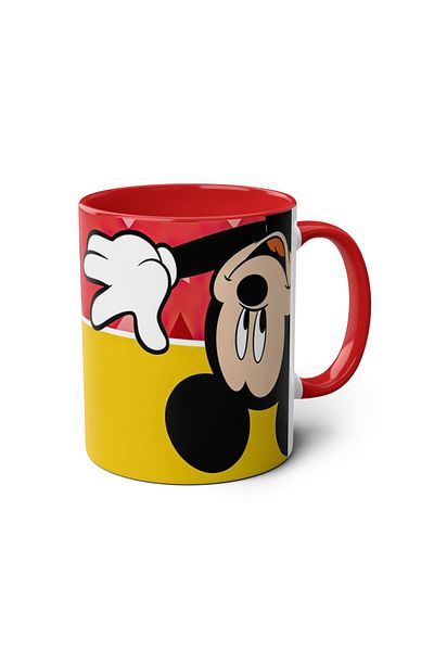 DUBLEMETRE Cute Mouse Printed Mug