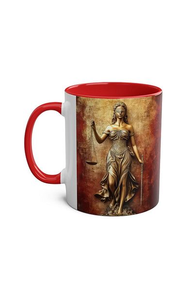 DUBLEMETRE Justice Scales Printed Mug