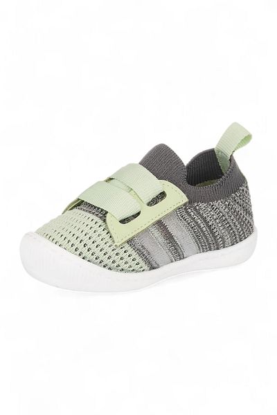 ROCKY SPORT Tottu Baby Kids Velcro Velcro Orthopedic Non-Slip Sole Green Daily Comfortable First Step Sports Shoes
