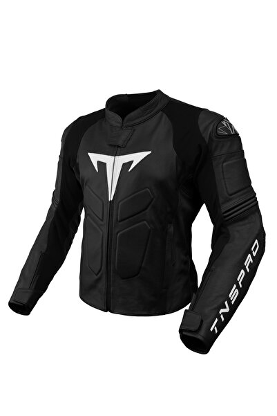 TNS PRO Nova Specter Black Deri Motorcu Montu