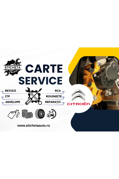 Eticheta Auto Carte service Citroen