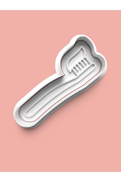 AKTASTORE قالب كوكيز فرشاة الأسنان وقالب عجينة السكر