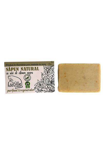 Lucille Soap With Black Cumin Oil - Purifying And Regenerating, 90 G