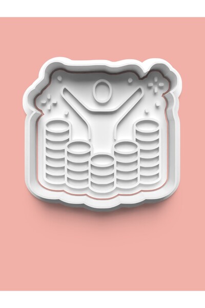 AKTASTORE قالب كوكيز وقوالب عجينة السكر بموضوع الثروة