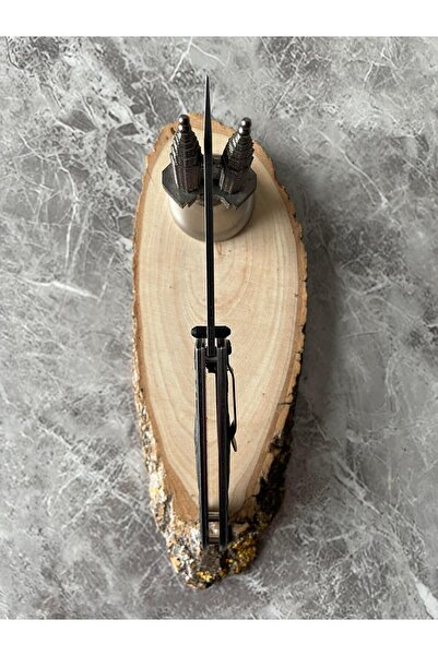 empressnaturalstone Mtech MT1002E Kamp Çakısı – Karbon Kaplama, Balık İşlemeli Kabze, Klipsli, Outdoor & Hediyelik