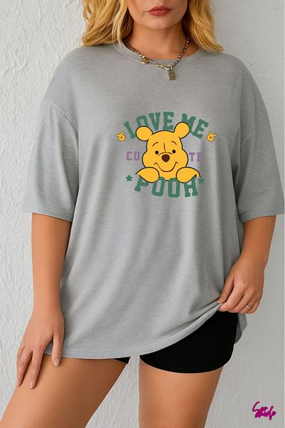 SevMode 1 T-Shirt Is a Gift for Purchases of 5 or More in the Cart - Love Me Pooh Printed T-Shirt
