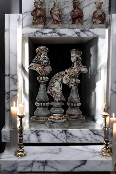 Harmoni Art Dekoratif 3'li Satranç Biblo