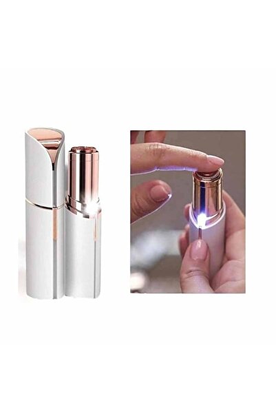 Bood Gold Kadınlar İçin Mini Yüz Epilasyonu Tüy Alıcı Çene Yanak Tüyleri Bıyık Kaş Alma Pilli