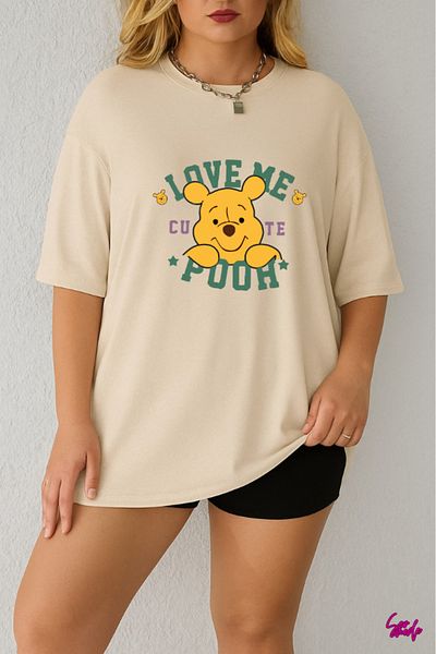 SevMode 1 T-Shirt Is a Gift for Purchases of 5 or More in the Cart - Love Me Pooh Printed T-Shirt