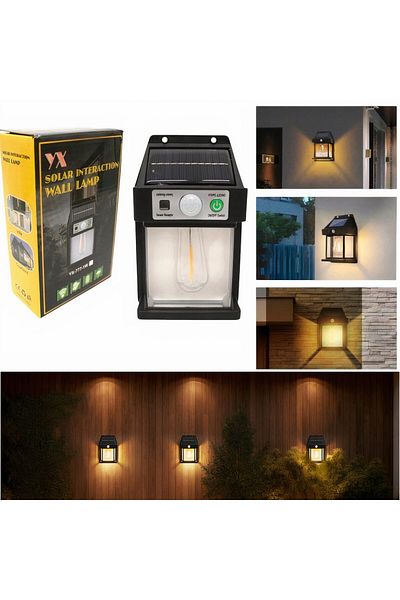 victiny Lampa Solara Led cu Senzor de Miscare 16x10cm de Perete, cu un Bec 777-1W Engros